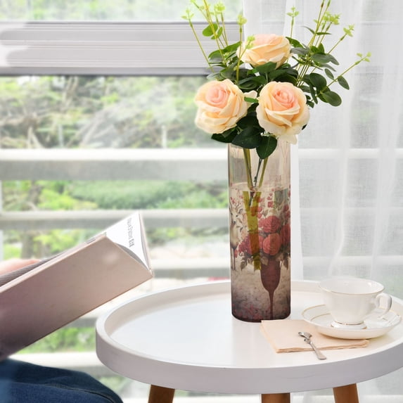 Deer Roses Flowers Skeleton Vases for Flowers Modern Decorative Vase Home Decor for Bedroom Kitchen Living Room Centerpieces