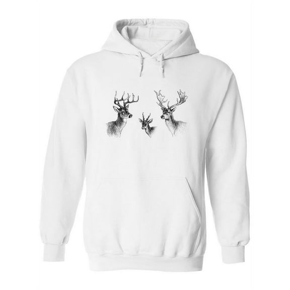 Deer Set Hoodie Women -Image by Shutterstock, Female Small