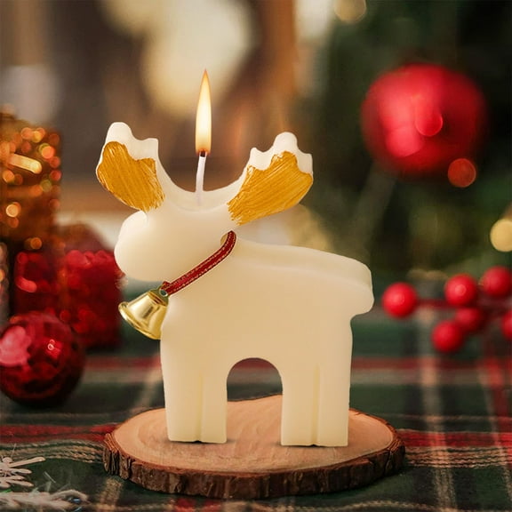 Deer Shaped Christmas Aromatherapy Candle - Elegant Scented Holiday Decor, Handcrafted Soy Wax Candle for Relaxing Ambiance, Festive Home & Gift Idea