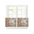 thumbnail image 1 of Deer Short Blackout Curtains 30 Inch Long Forest Wildlife Rustic Rod Pocket Kitchen Curtains, 2 Panels Thermal Insulated Room Darkening Drapes for Bedroom, 42"W x 30"L, 1 of 5