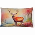 thumbnail image 1 of Deer Stag Throw Pillow, 1 of 4