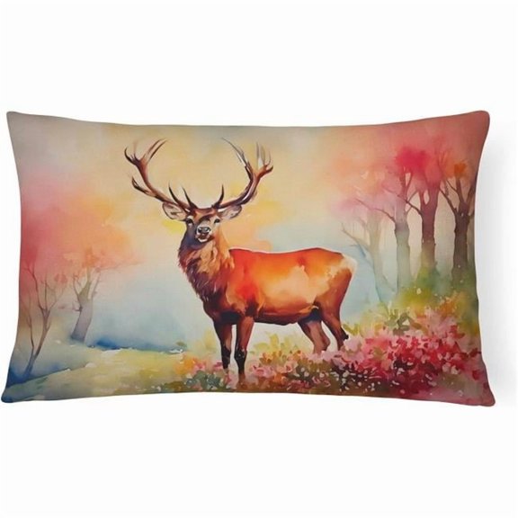 Deer Stag Throw Pillow