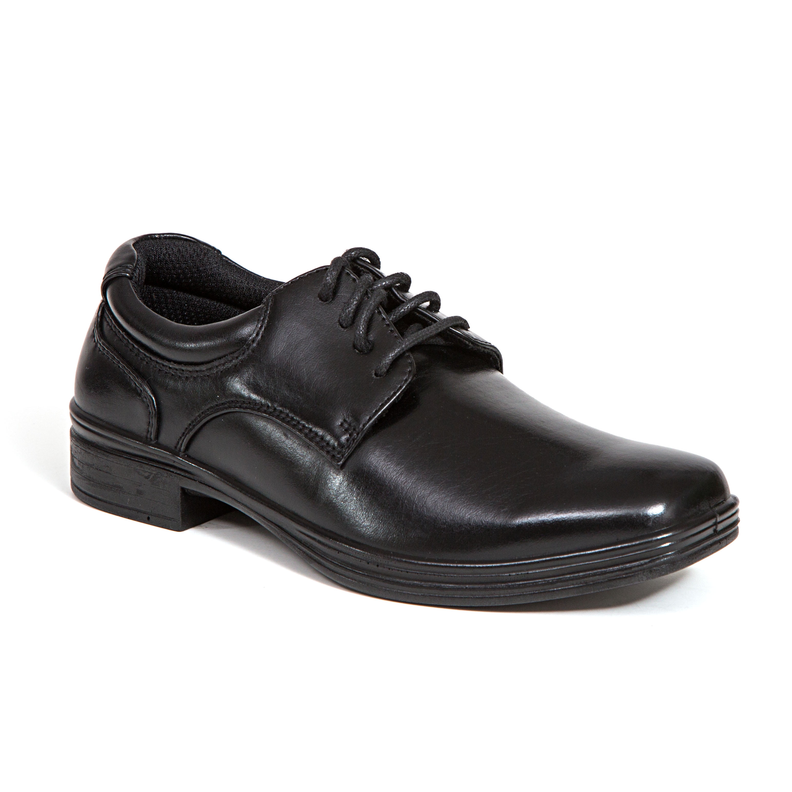 Deer Stags Boys' Blazing Dress Comfort Lace-Up Oxford - Black - 9 Little Kid Medium
