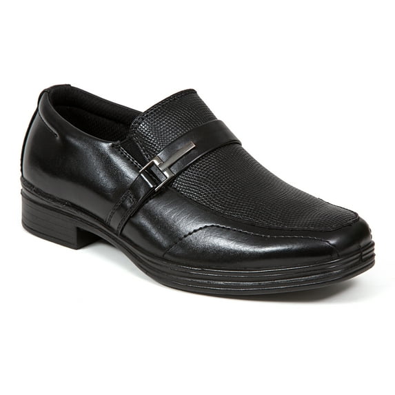 Deer Stags Boys' Bold Dress Comfort Slip-on Loafer - Black - 2.5 Little Kid Medium
