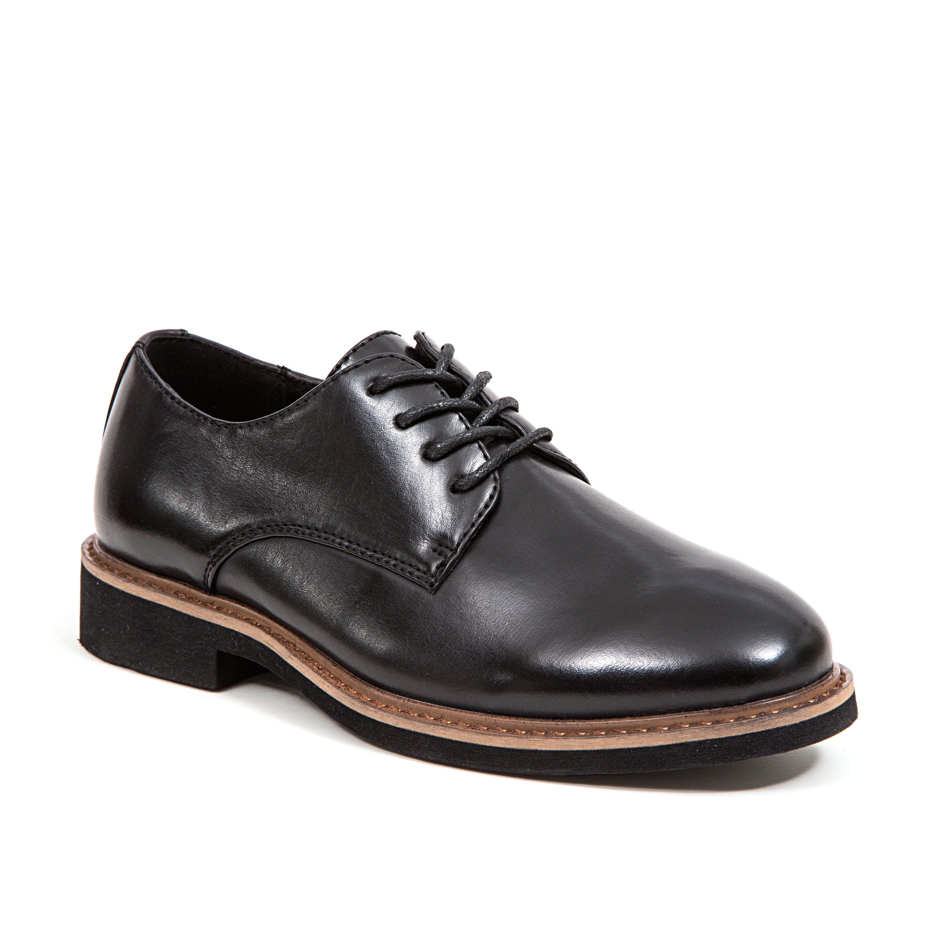 Deer Stags Boys Denny Faux Leather Lace Up Oxfords