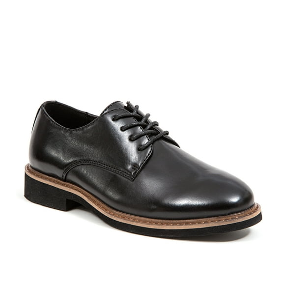 Deer Stags Boys' Denny Lace-up Dress Comfort Oxford - Black - 11 Little Kid Medium