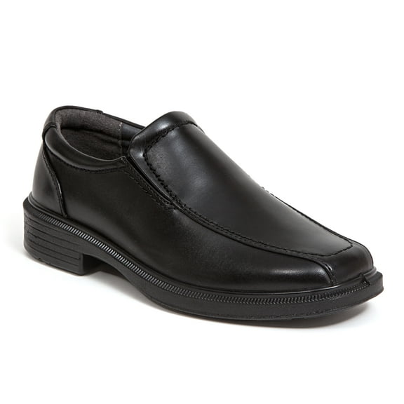 Deer Stags Boys' Greenpoint Jr. Dress Comfort Slip-On Loafer - Black - 11.5 Little Kid Medium