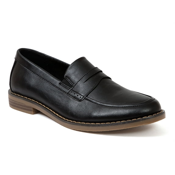 Deer Stags Boys' Ventura Jr. Dress Penny Loafer - Black - 11 Little Kid Medium