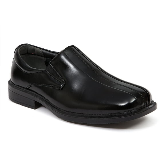 Deer Stags Boys' Wings Dress Comfort Slip-On- Black- 11 Little Kid Wide