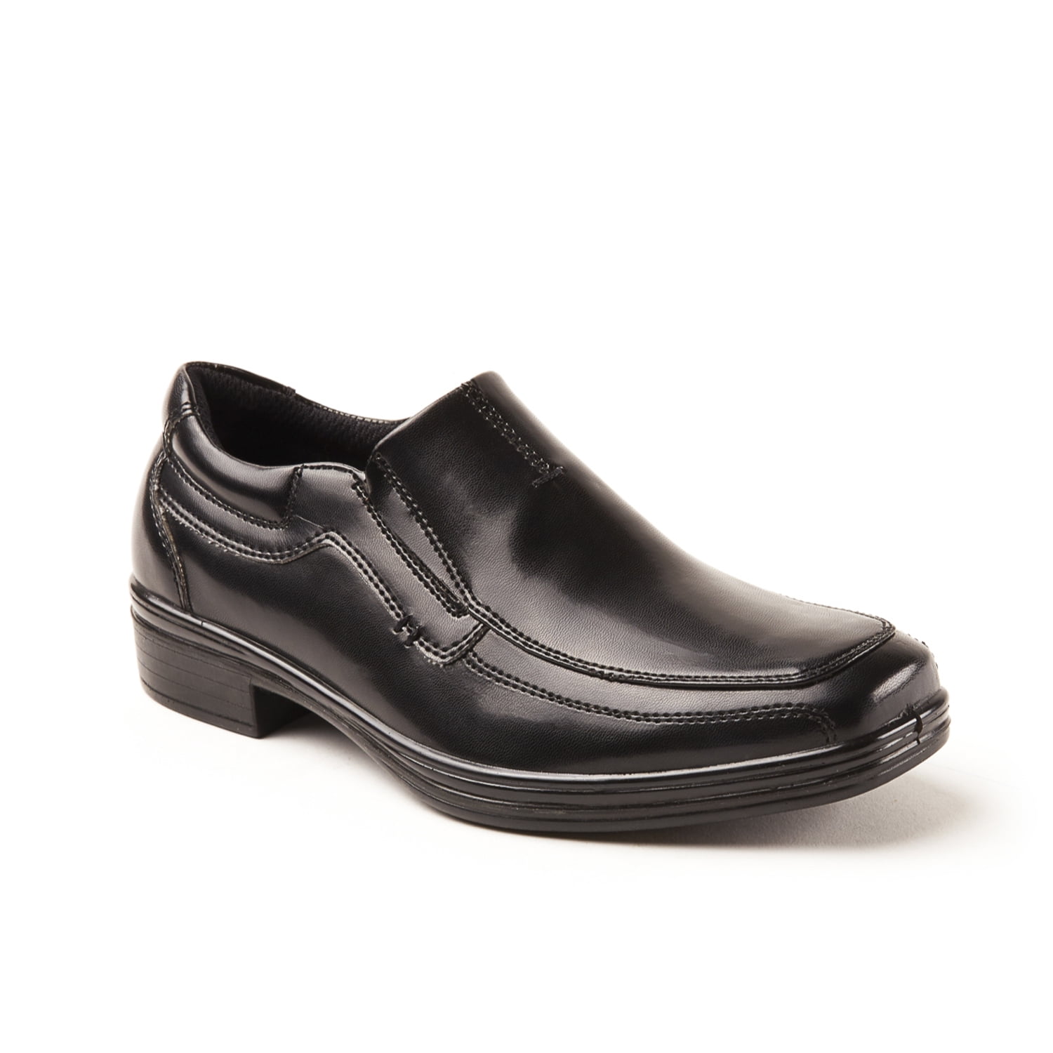 Deer Stags Boys' Wise Dress Comfort Slip-On- Black- 7 Toddler Medium
