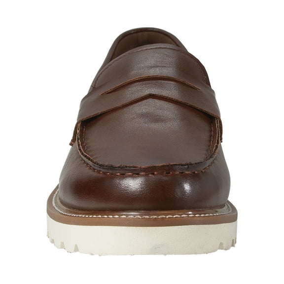 Deer Stags Mens Infinity SUPRO INSIDE Lug Sole Penny Loafer - Brown - 12 Medium