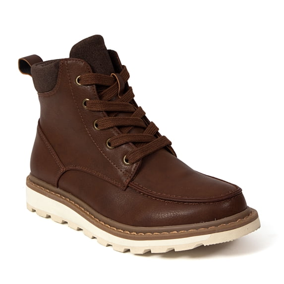 Deer Stags Julian Jr Boys Tall Boot - Brown - 2 Little Kid Medium