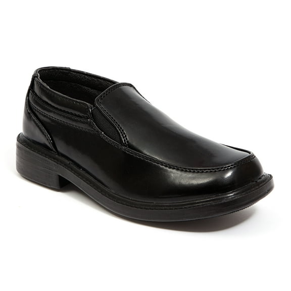 Deer Stags Kids' Brian Dress Comfort Slip-On Loafer - Black- 9.5 Little Kid Medium