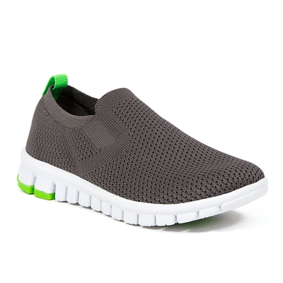 Deer Stags Kids' Eddy Jr. NoSox Slip-on Fashion Sneaker - Dark Grey - 3 Little Kid Medium