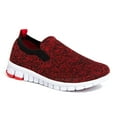 thumbnail image 1 of Deer Stags Kids' Eddy Jr. NoSox Slip-on Fashion Sneaker - Red/Black - 4 Big Kid Medium, 1 of 8