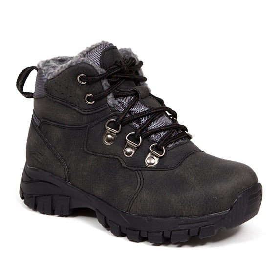 Deer Stags Kids' Gorp Waterproof Hiking Boot - Midnight Black - 6 Big Kid Medium
