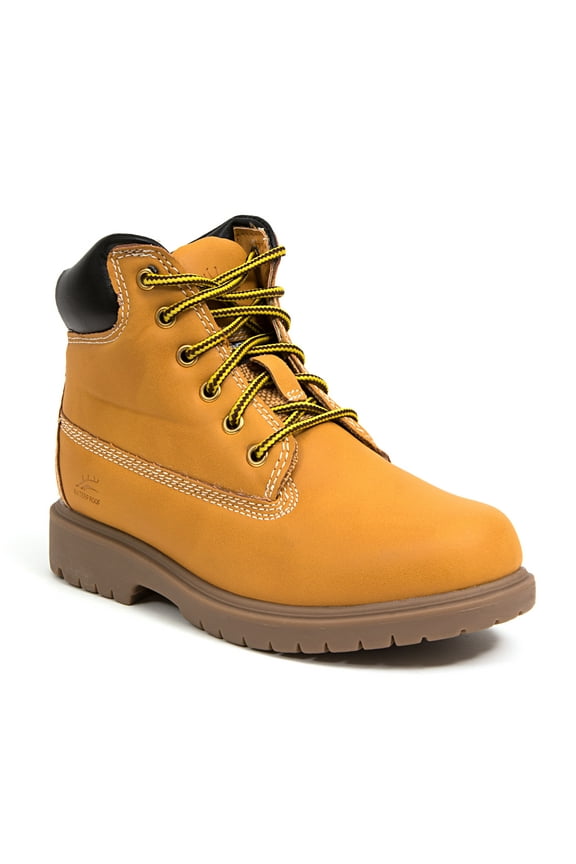 Kids' Mak2 Waterproof Work Boot - Wheat - 4.5 Big Kid Medium