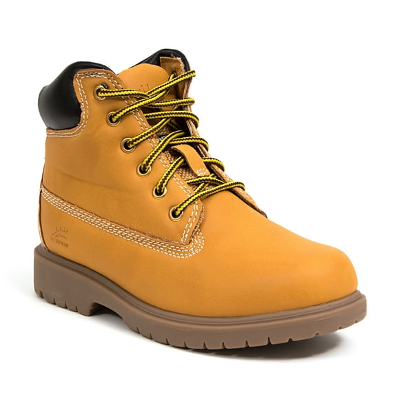 Deer Stags Kids' Mak2 Waterproof Work Boot - Wheat - 7 Big Kid Wide