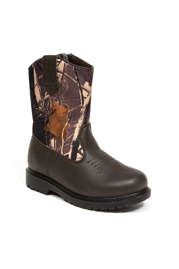 Kids' Tour Waterproof Tall Boot - Camouflage- 4 Big Kid Medium