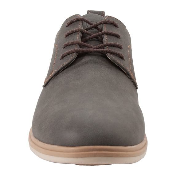Deer Stags Lisbon Mens S.U.P.R.O. Sock Dress Oxford - Gray - 9.5 Medium