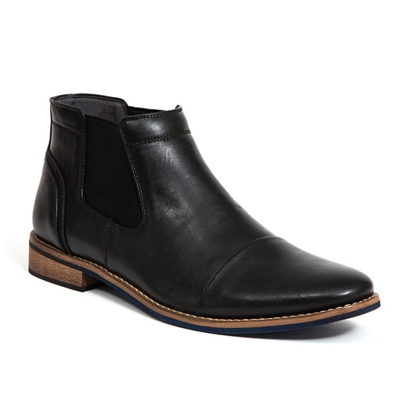 Deer Stags Men's Argos Dress Comfort Chelsea Boot - Black/Blue - 16 Wide