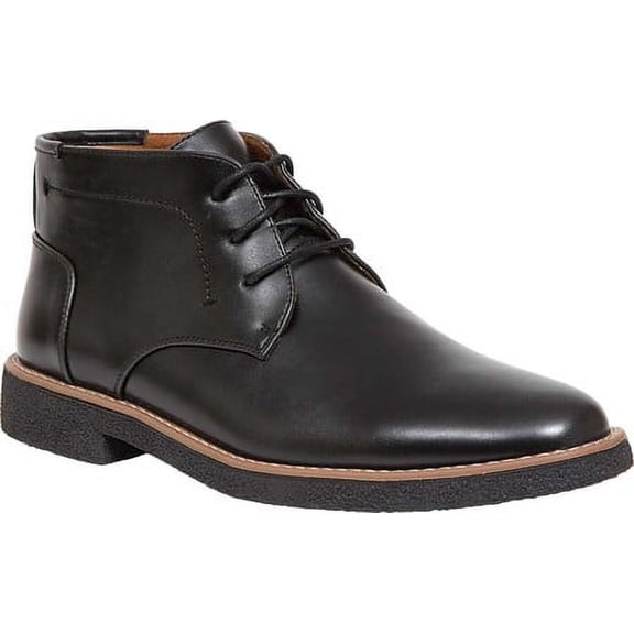 Deer Stags Men's Bangor Dress Comfort Chukka Boot - Black/Black - 12 Medium