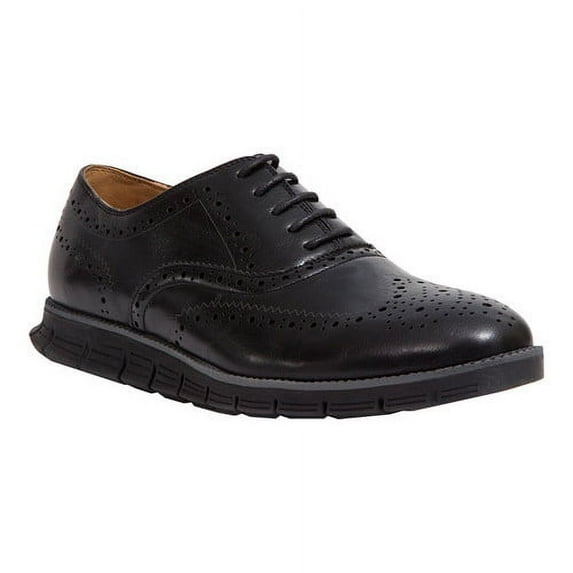 Deer Stags Men's Benton Memory Foam Classic Dress Casual Lace-up Brogue Dress Shoe (Wide Available)