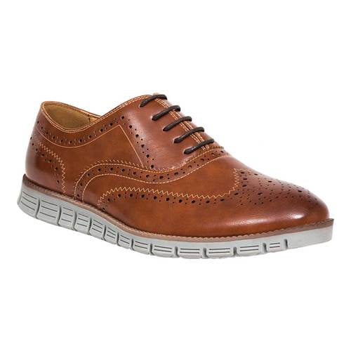 Deer Stags Men's Benton Memory Foam Classic Dress Casual Lace-up Brogue Dress Shoe (Wide Available)