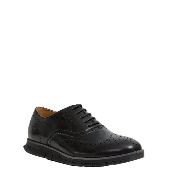 Deer Stags Men's Benton Memory Foam Classic Dress Casual Lace-up Brogue Dress Shoe (Wide Available)