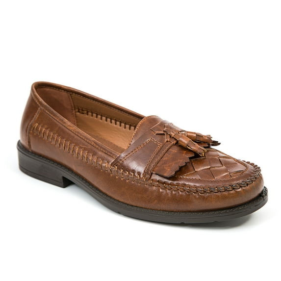 Deer Stags Men's Herman Kiltie Tassel Comfort Loafer - Cognac - 8 Wide
