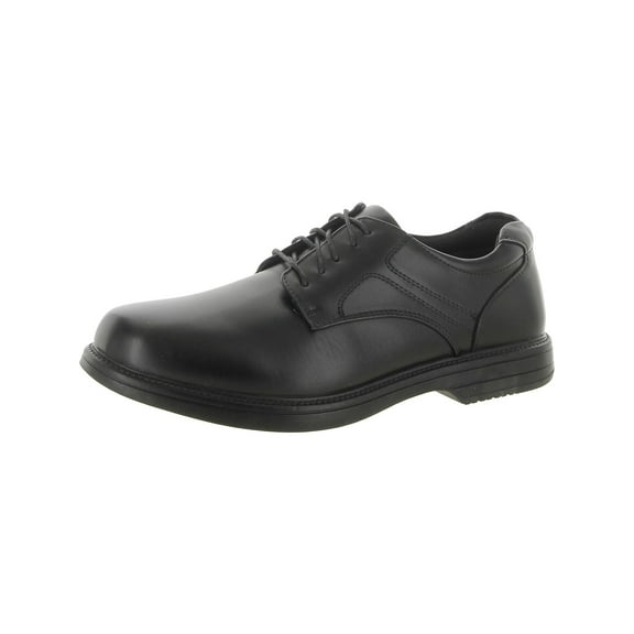 Deer Stags Men's Nu Times Waterproof Slip-Resistant Leather Oxford - Black - 13 Medium