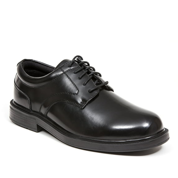 Deer Stags Men's Times Leather Dress Comfort Oxford - Black - 8 Wide
