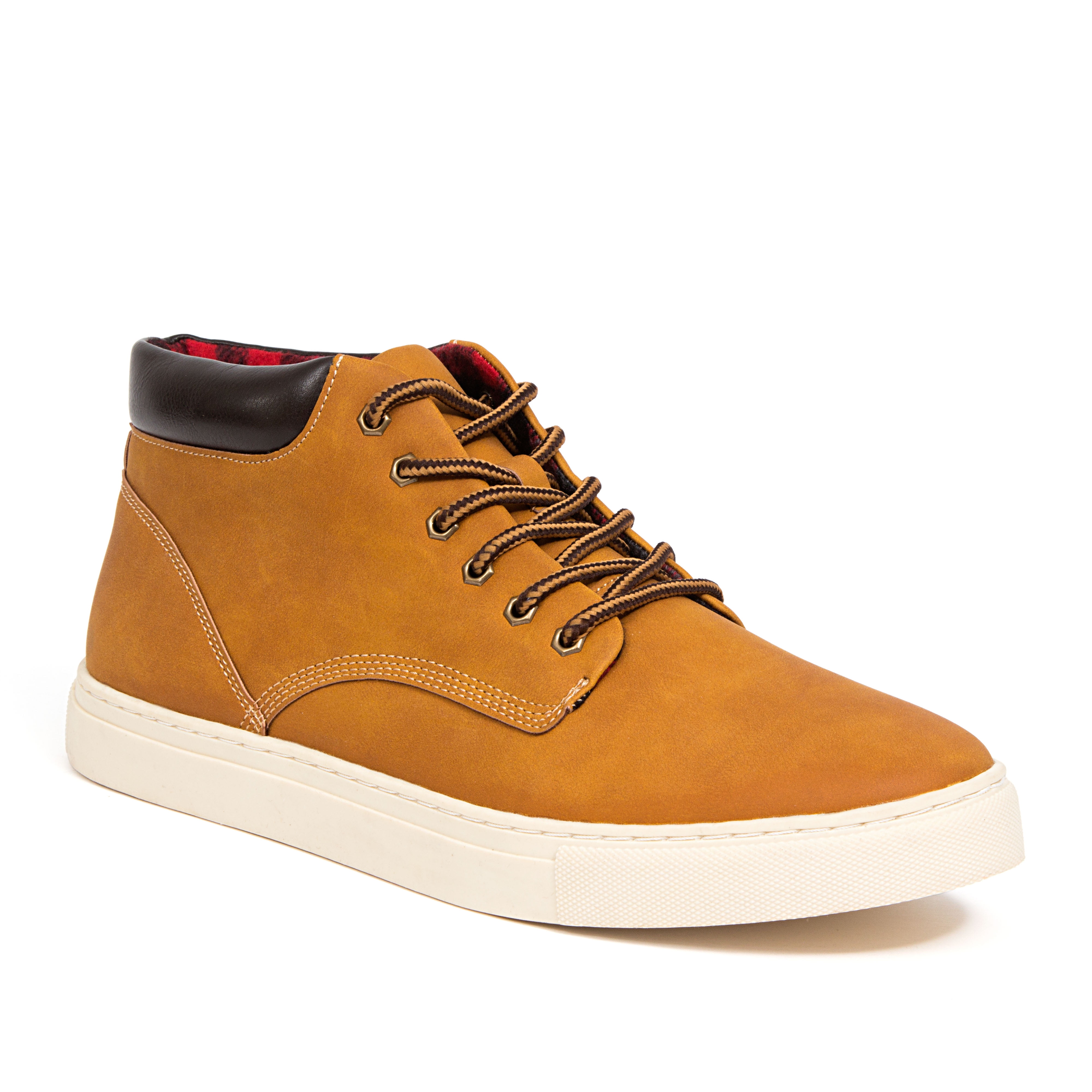 DEER STAGS Mens Black Cushioned Mark Almond Toe Lace-Up Dress Chukka Boots M