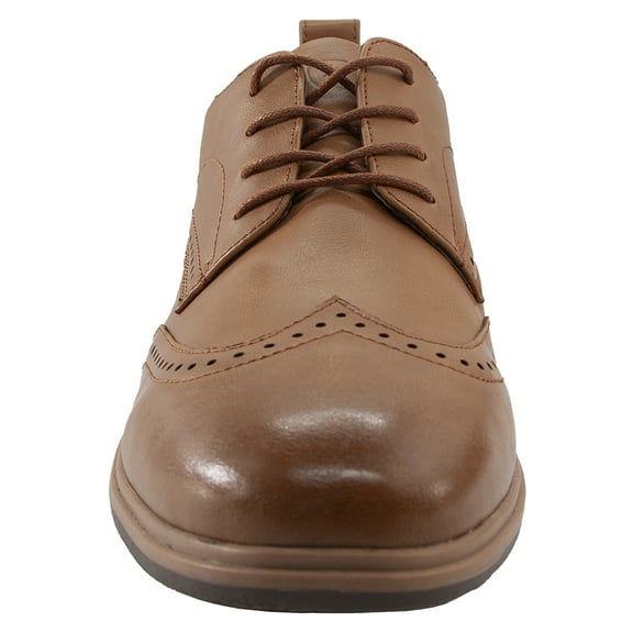 Deer Stags Mens Delgado SUPRO Comfort Wingtip Dress Oxford - Honey - 10.5 Wide