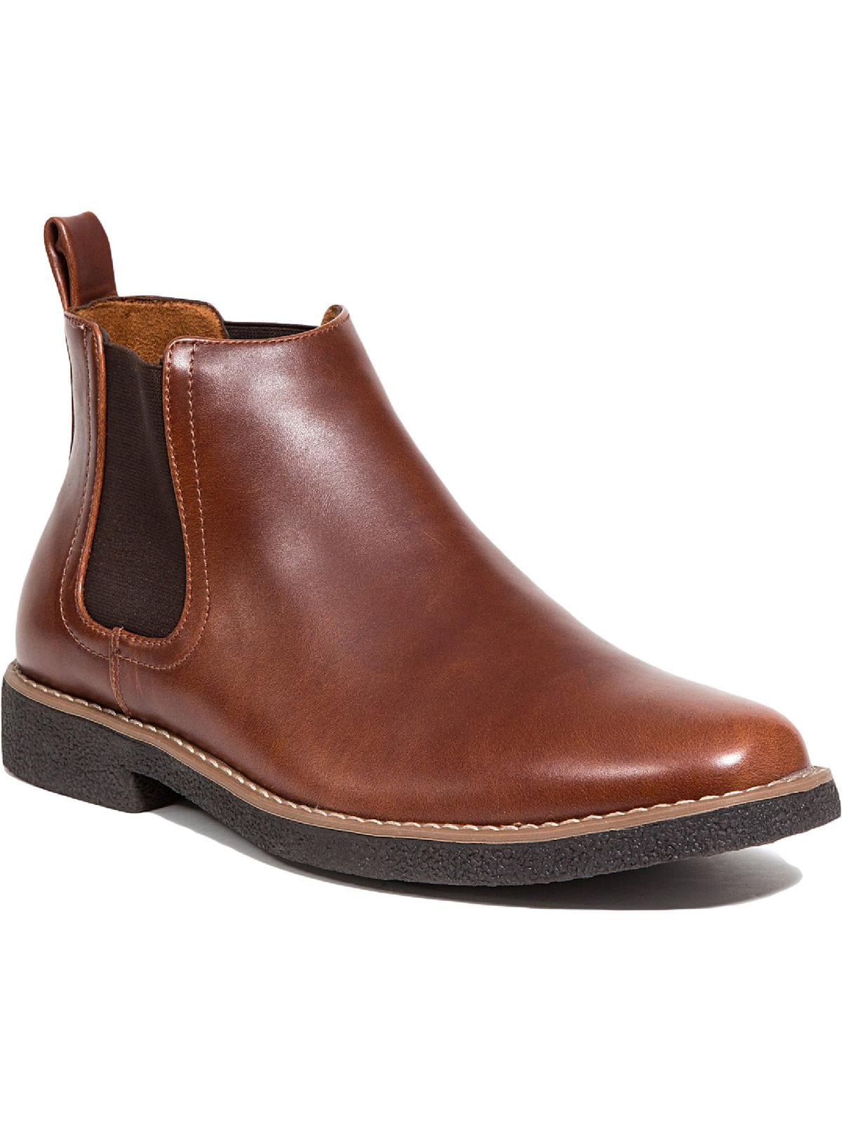 Men\'s Brown DEER STAGS Chelsea Boots - Classic Slip-On Ankle Boots. Amazon.com | Deer Stags Men main image 3