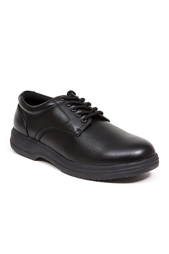 Mens Service Slip Resistant Soft Toe   Work Safety Shoes Casual