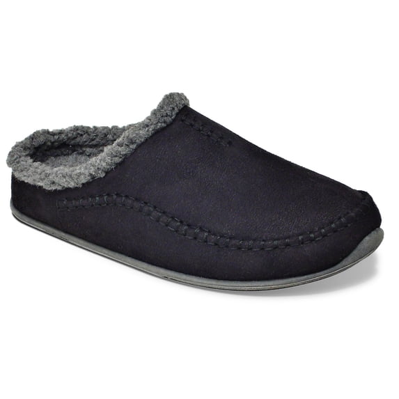 Deer Stags Slipperooz Men's Nordic Slippers Color: Black Size: M8W10