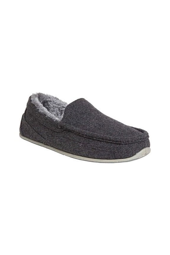 Men's Spun Indoor Outdoor S.U.P.R.O. Sock Cozy Moccasin Slipper (Wide Available)