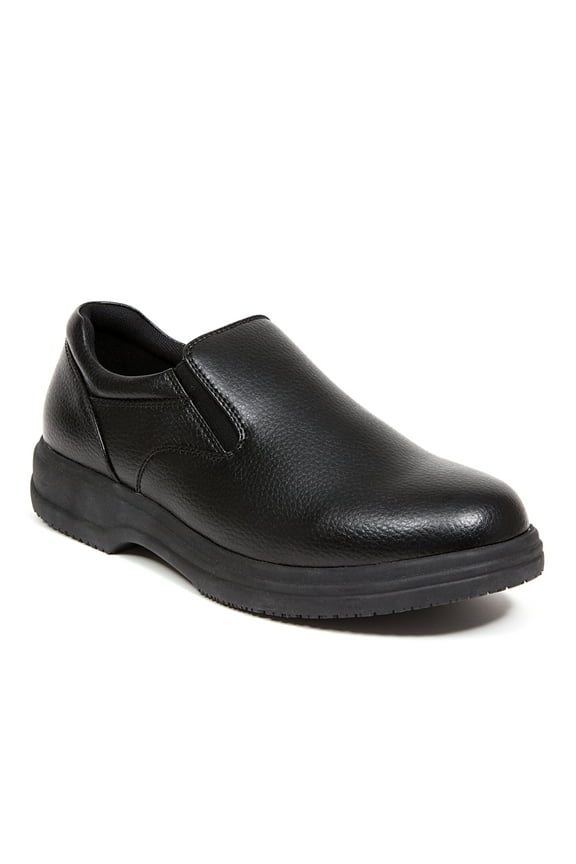 Unisex Manager Slip-Resistant Workwear Loafer - Black - 14 Medium