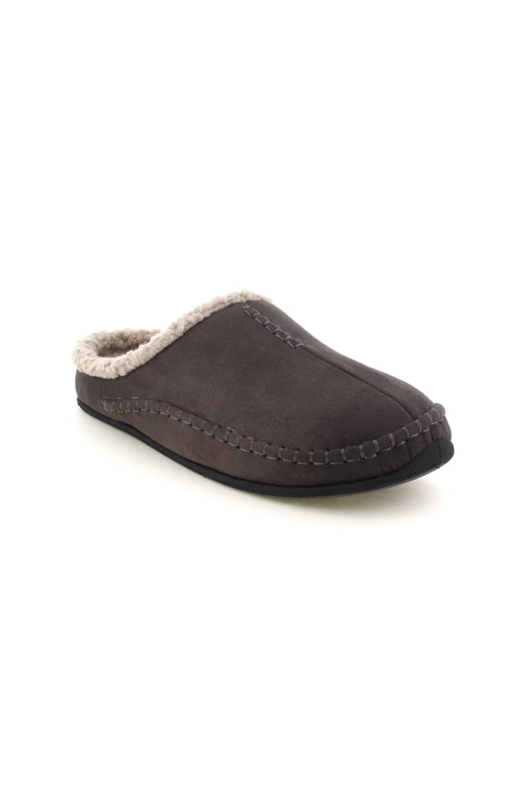 Unisex Nordic Microsuede Slipper - Charcoal - 11 Wide