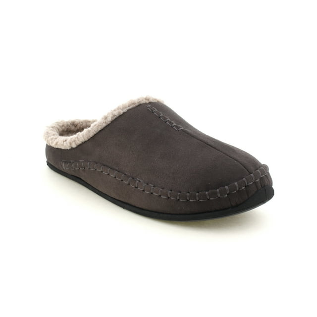 Deer Stags Unisex Nordic Microsuede Slipper - Charcoal - 9 Wide