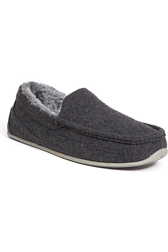 Unisex Spun Wool Slipper - Dark Grey - 11 Medium