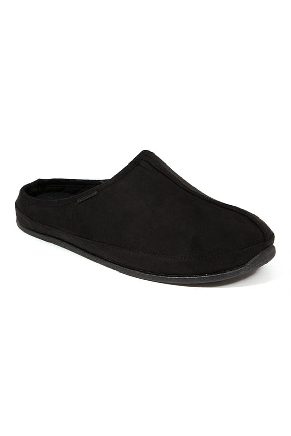 Unisex Wherever Microsuede Slipper - Midnight Black - 8 Wide