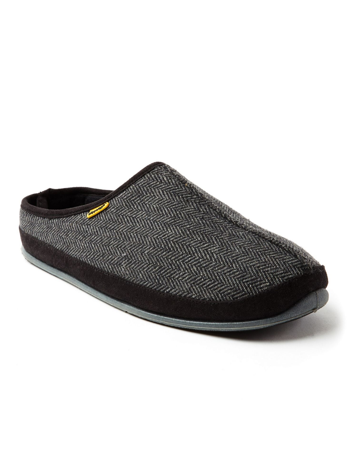 Deer Stags Unisex Wherever Tweed Slipper - Black - 13 Wide