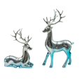 thumbnail image 1 of Deer Statue Set for Bedroom Christmas Decor, 2-Piece Resin Standing and Lying Sculptures for Home Display, 1 of 3