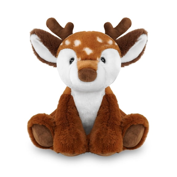 Deer Stuffed Animal Toy, Soft Huggable Deer Plush Toys for Kids, Cute Moose Animal Gift for Boys Girls and Toy for 1-3 Toddlers -8.5 Inch