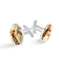 thumbnail image 1 of Deer Stylish Stainless Steel Men's Cufflinks for Shirts and Suits - for Formal Occasions, 1 of 6