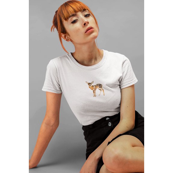 Deer T-Shirt - Cute tshirt - Tumblr Shirt - Aesthetic T shirt - Baby Animal 836341323