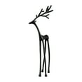 thumbnail image 1 of Deer Tabletop Decoration, Reindeer Statues Imitation Metal Resin Deer Sculpture, European-Style Modern Decorative, Christmas Tabletop Ornaments (8.6in A), 1 of 6