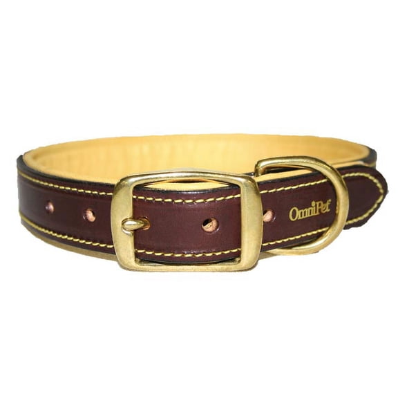 Deer Tan Collar, Havana Brown 1"x 29"